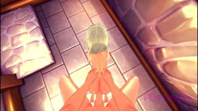 (Capcană) Menajera elfină te ajută să te speli pe față.